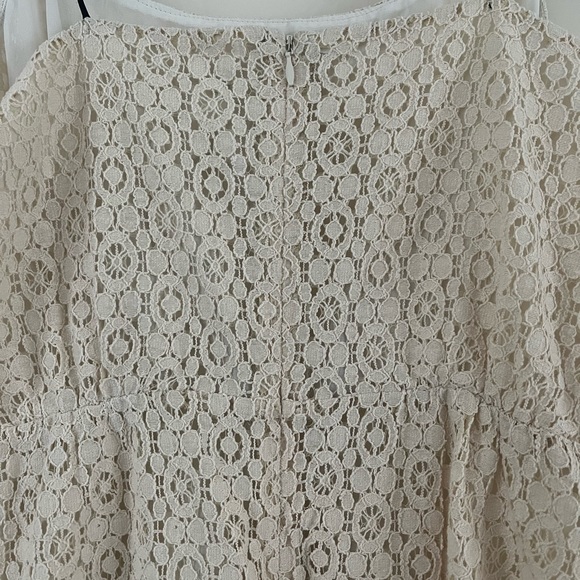 TAGS ON J. Crew cream lace dress size 10 - Picture 6 of 6